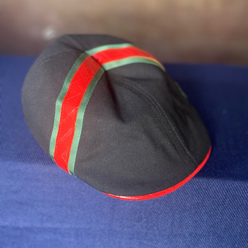 Stylish Black and Red Hat